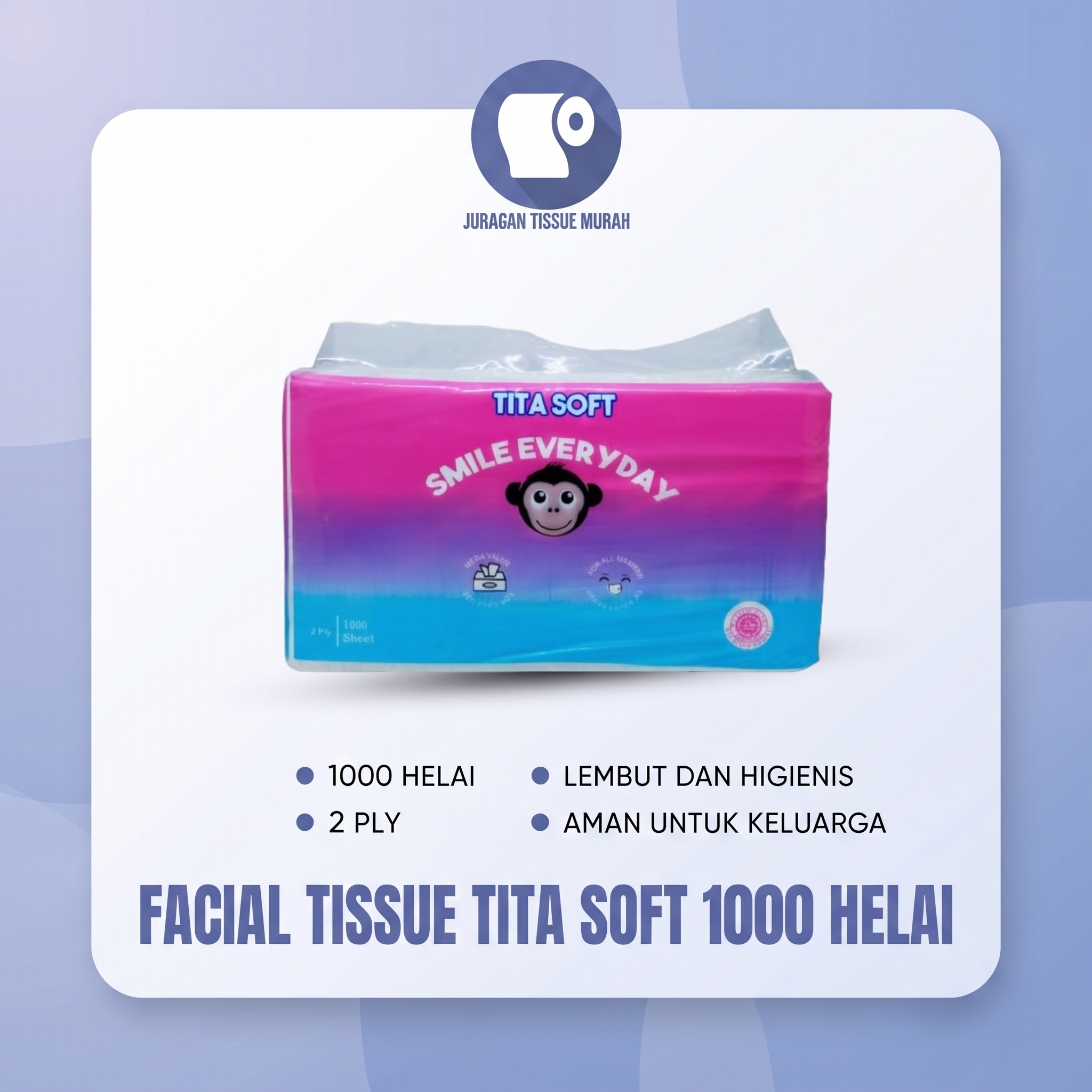 Facial Tissue Tita Soft 1000 Helai